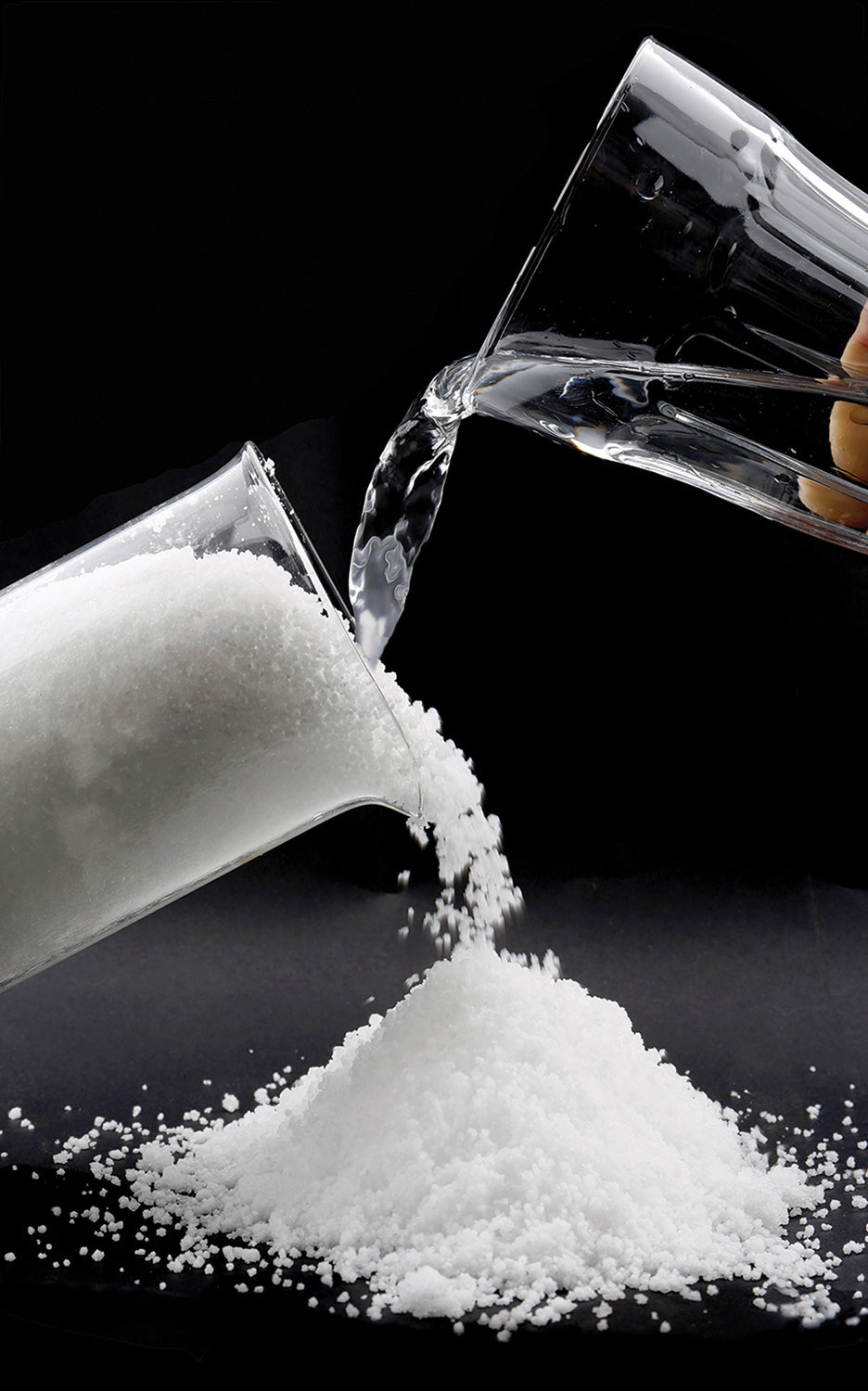 Polymer Snow Test Tube