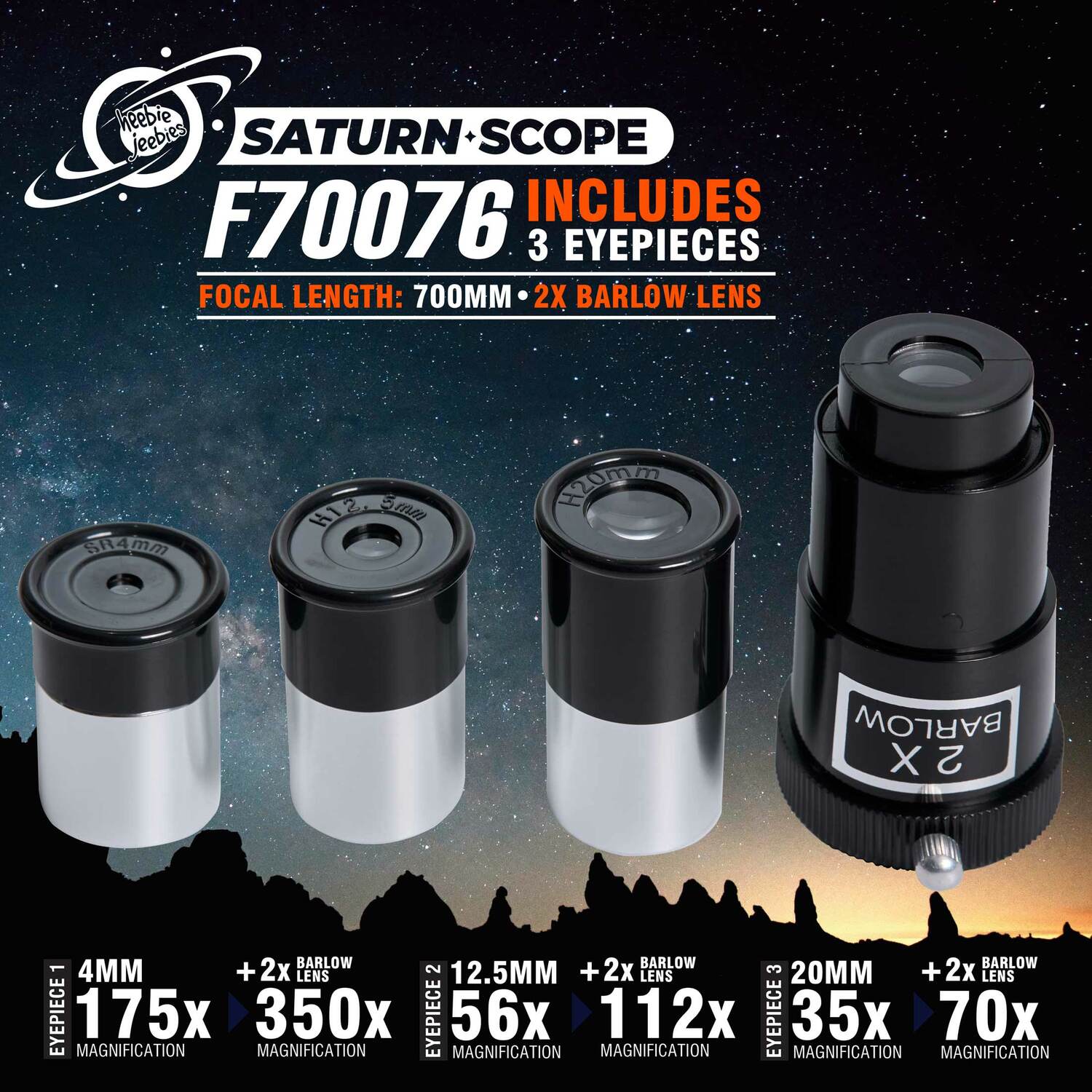 Saturnscope F70076 Telescope