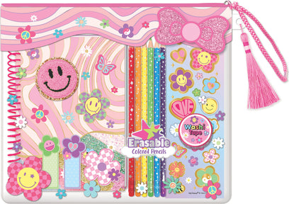Coloring Journal, Groovy Flower