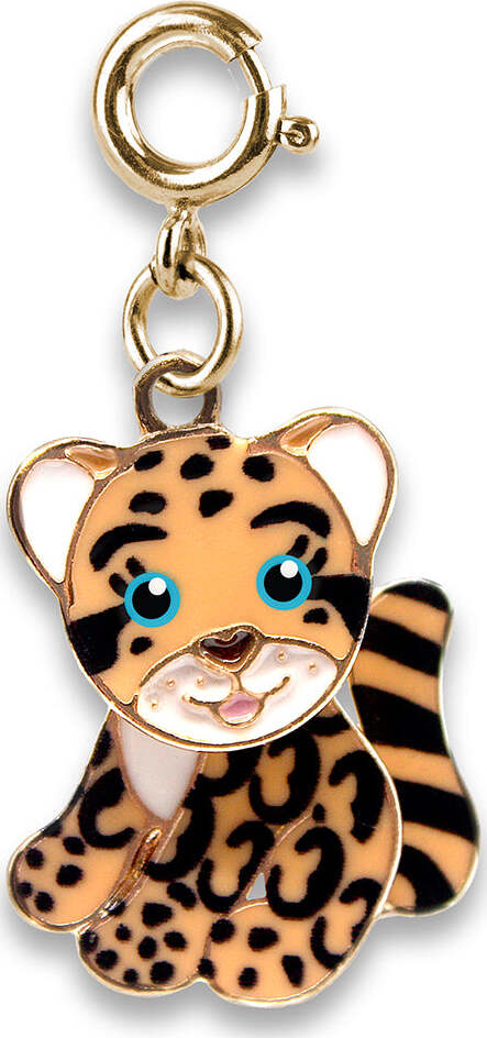 Gold Cloud Leopard Charm