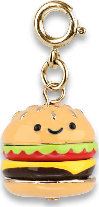 Gold Cheeseburger Charm