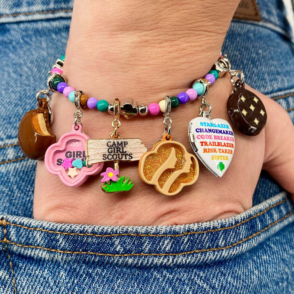 Girl Scout Trefoil Shaker Charm