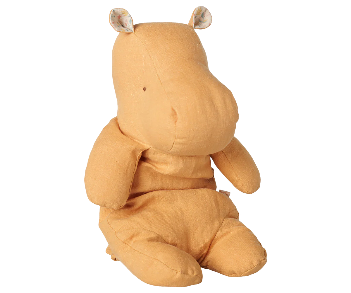 Medium Hippo, Vintage Yellow