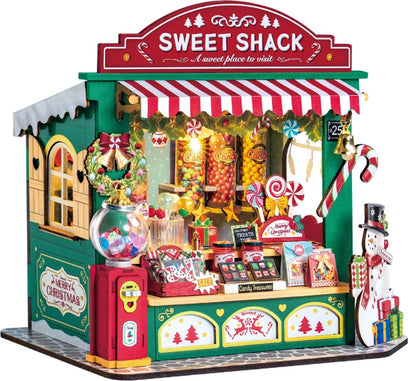 Christmas Candy Stand - DIY Miniature House Kit