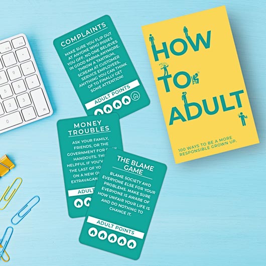 How to Adult Humor Cards