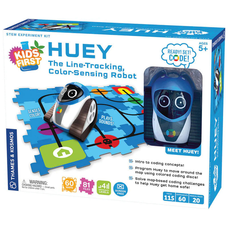 Huey The Line Tracking Color Sensing Robot