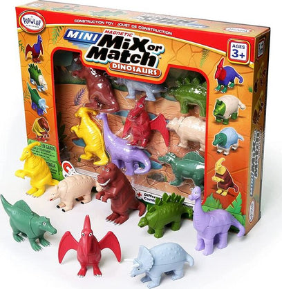 Mini Magnetic Mix or Match Animals Dinosaurs Deluxe