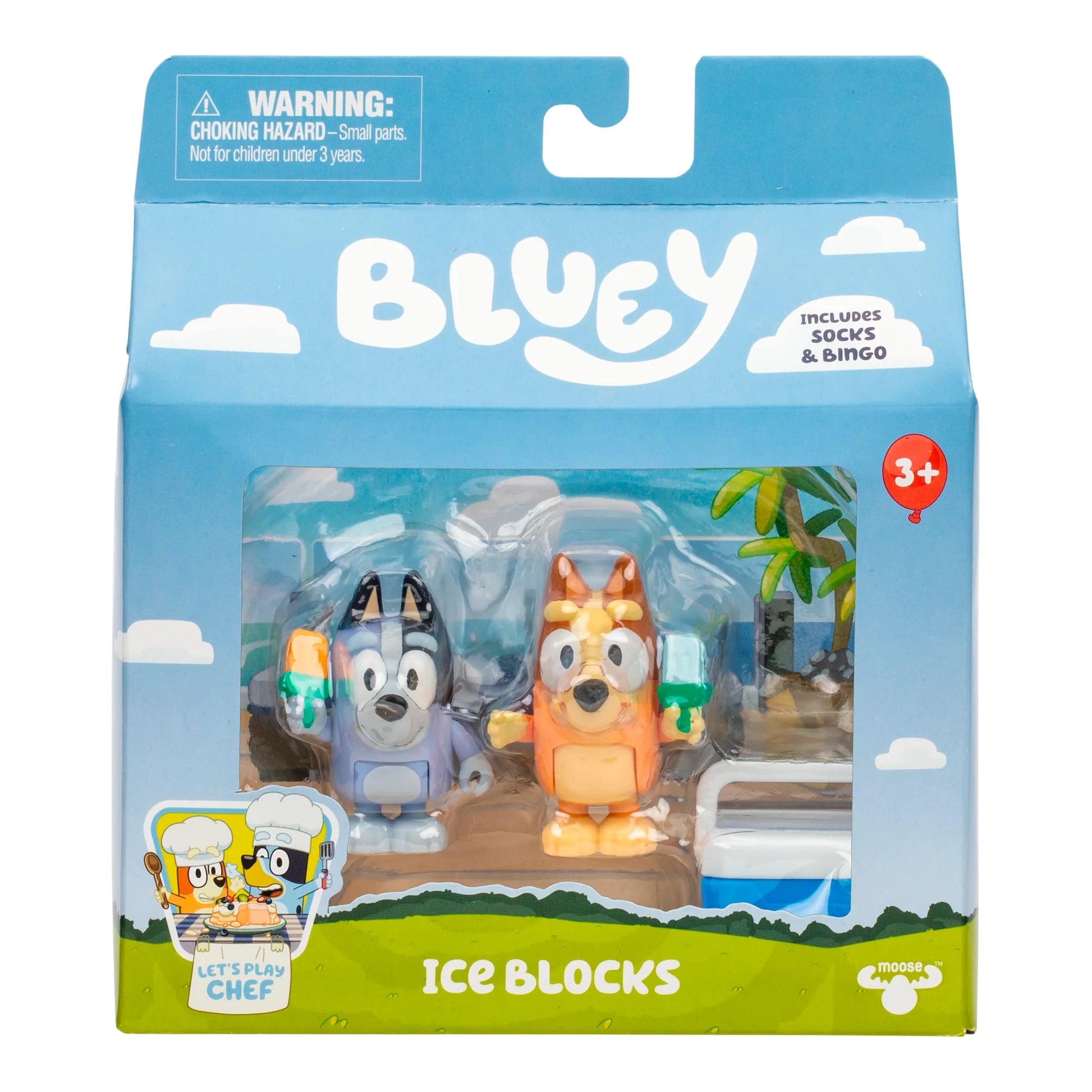 Bluey Ice Blocks Figure Set 2 pack