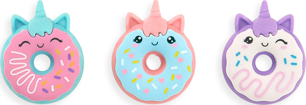 Unicorn Donuts Erasers Vanilla