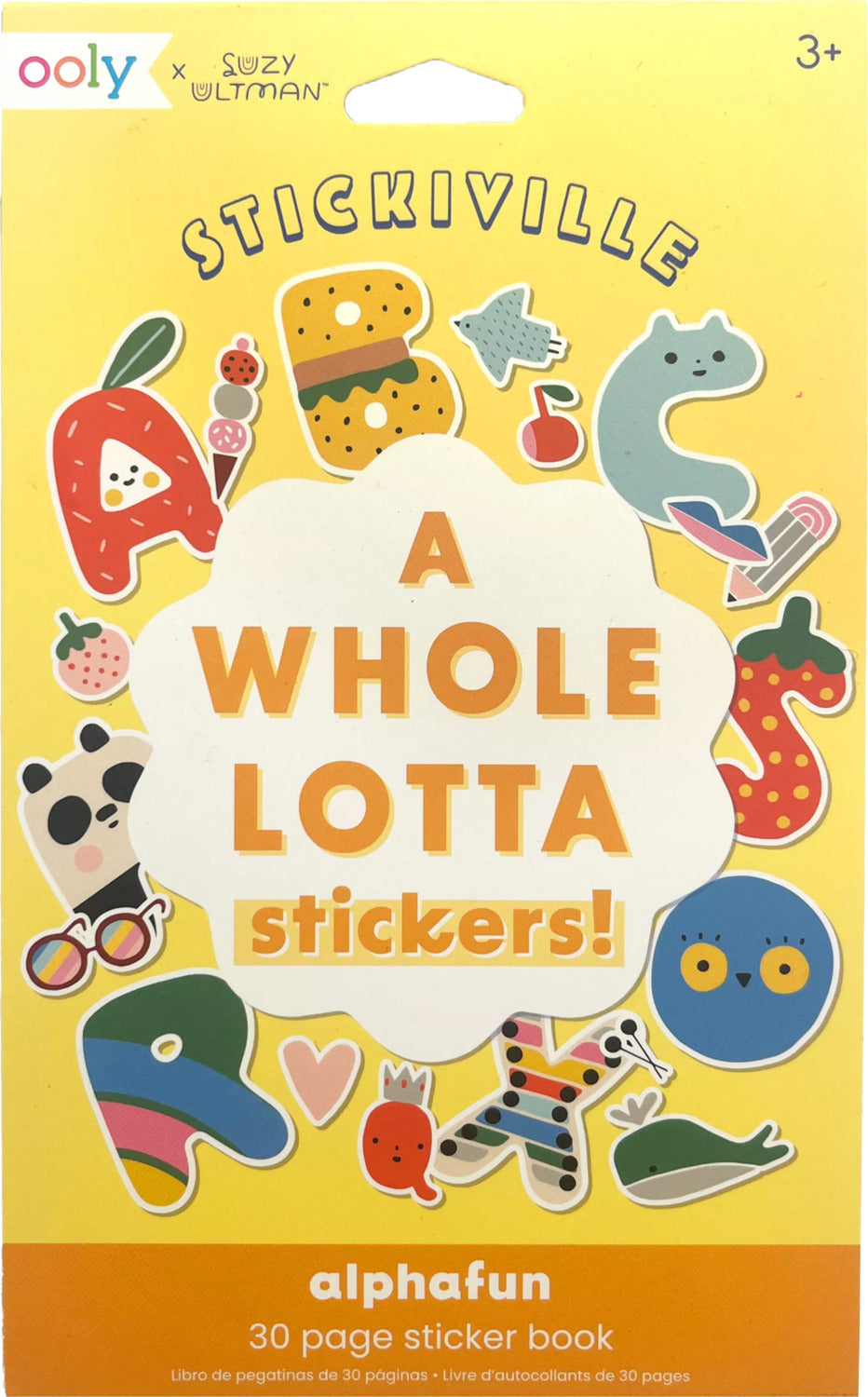 Stickiville x Suzy Ultman: A Whole Lotta Stickers! Sticker Book - Alpha-Fun