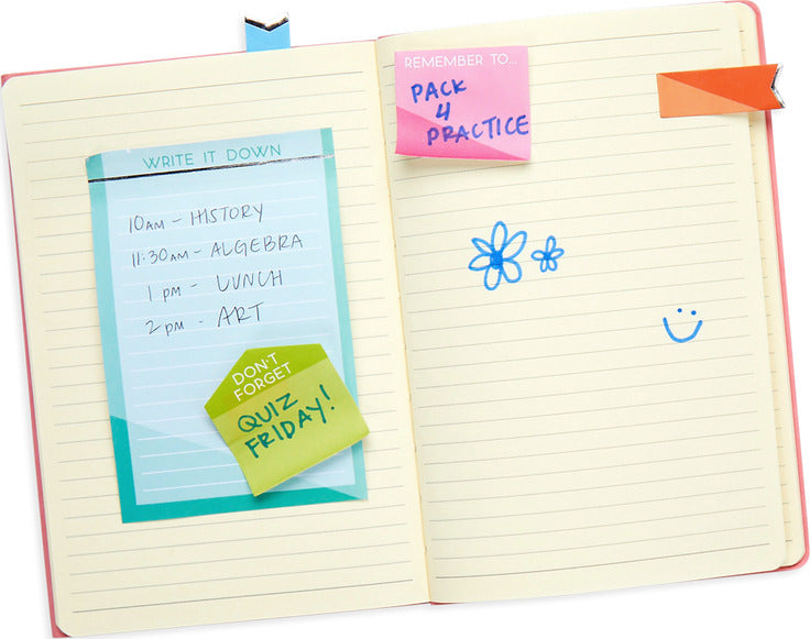 Side Notes Sticky Tab Note Pad - Color Write