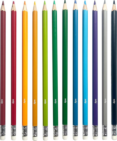 Un-Mistakeables! Erasable Colored Pencils - Set of 12