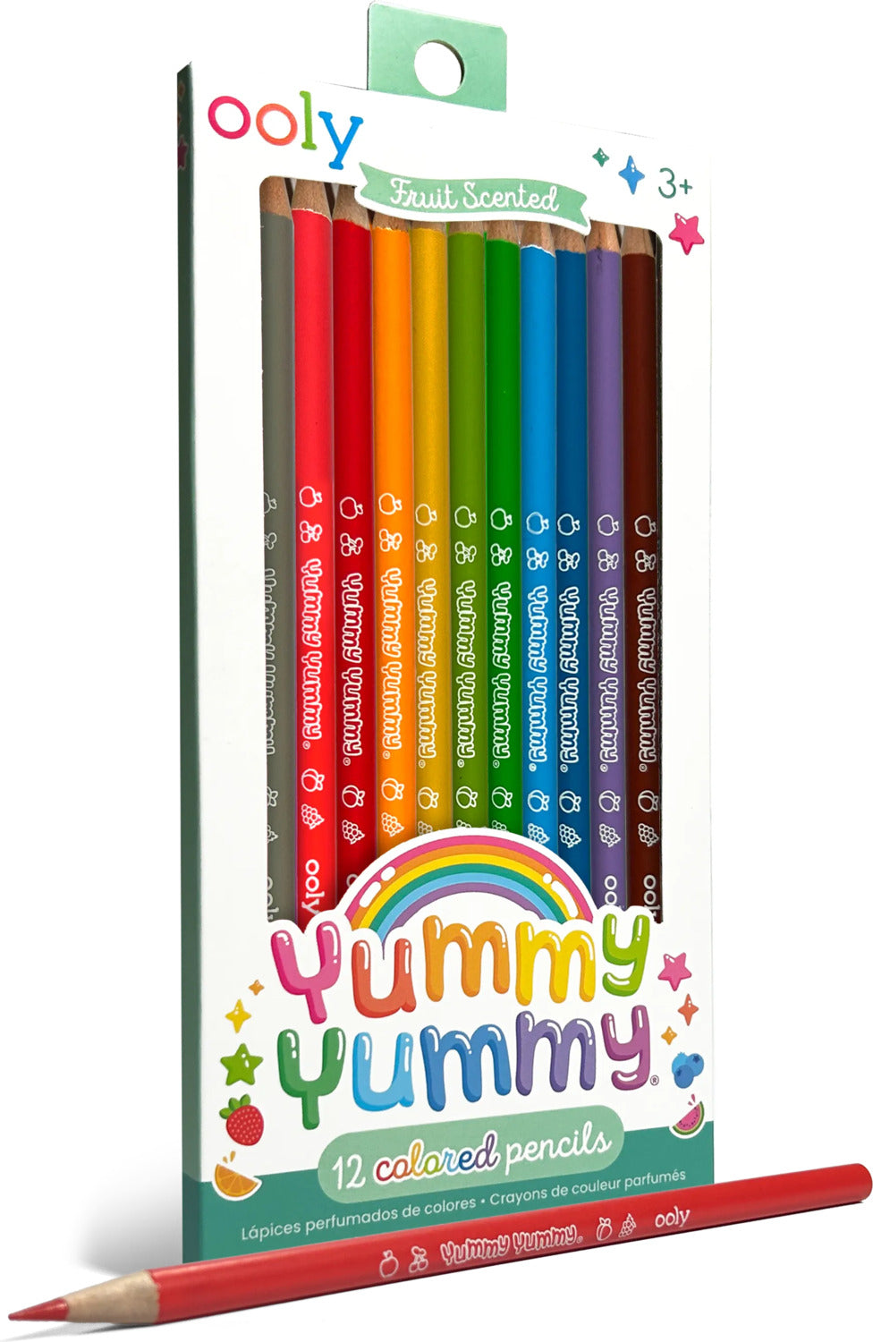 Yummy Yummy Fruit Scented Colored Pencils - Set of 12