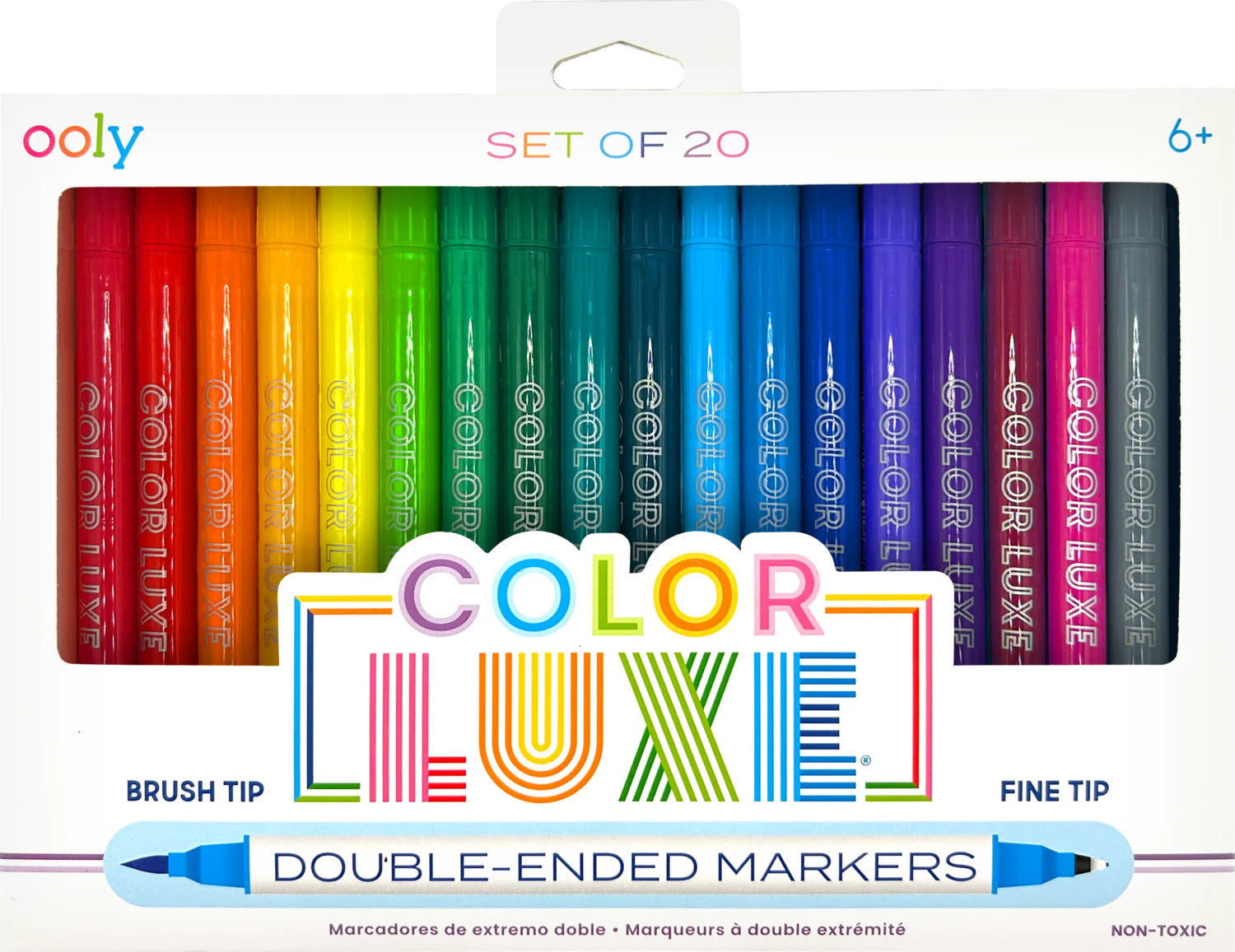 Color Luxe Double-Ended Markers - Set of 20