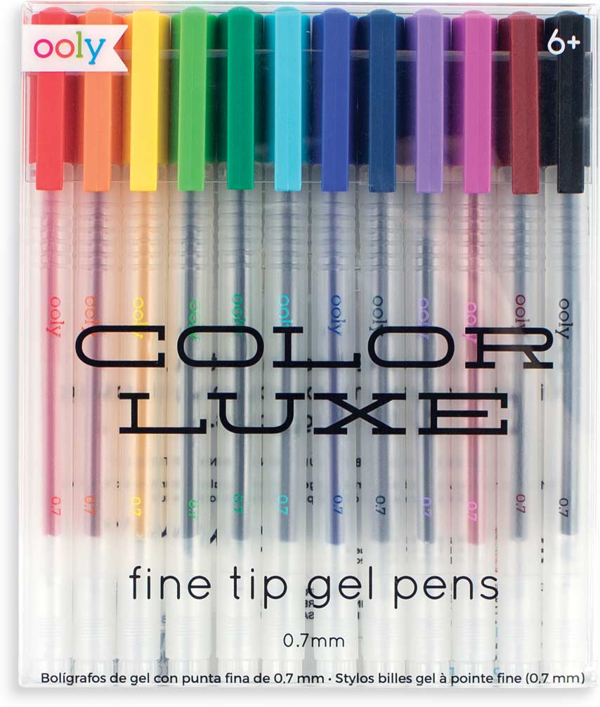 Color Luxe Gel Pens - Set of 12