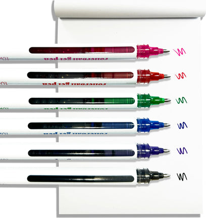 Seriously Smooth Rollerball Gel Pens - Set of 6
