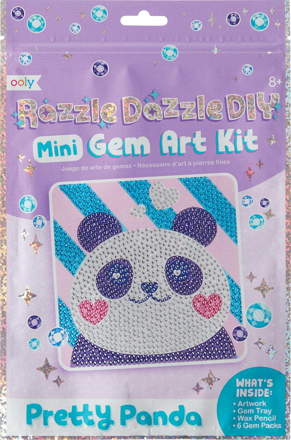 Razzle Dazzle D.I.Y. Mini Gem Art Kit - Pretty Panda