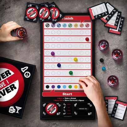 Never Have I Ever Board Game: Drinking Edition, Ages 21 and Above