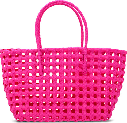 Small Pink Woven Tote