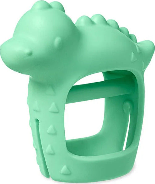 Bitzy Grip Hand Teether - Dino