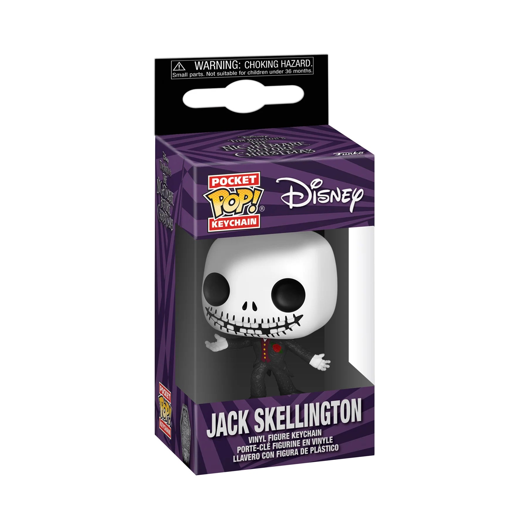 The Nightmare Before Christmas Keychain - Formal Jack Skellington