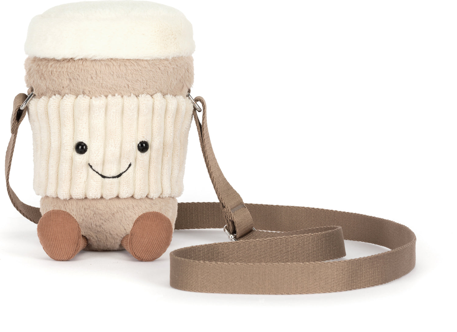 Amuseables Perkle Coffee Shoulder Bag 