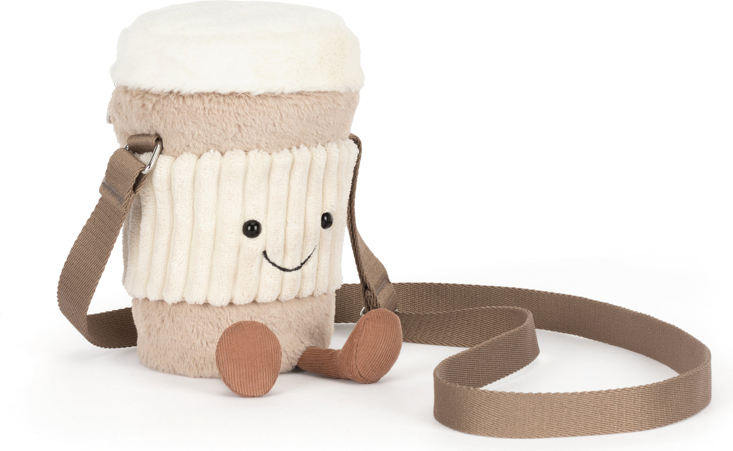 Amuseables Perkle Coffee Shoulder Bag 