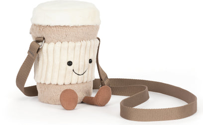 Amuseables Perkle Coffee Shoulder Bag 