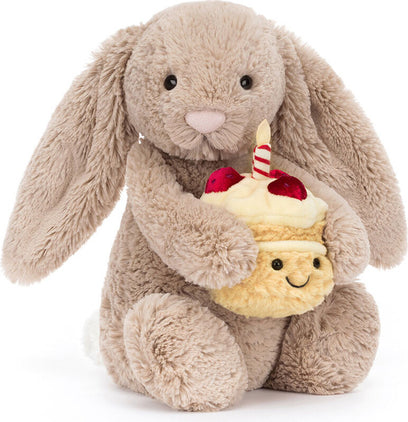 Bashful Beige Bunny Birthday