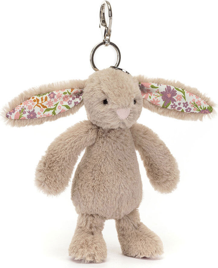 Blossom Beige Bunny 'Petal' Bag Charm