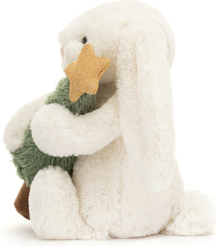 Bashful Bunny With Christmas Tree