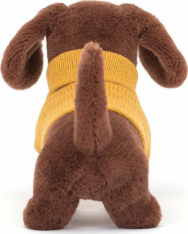 Sweater Sausage Dog Yellow