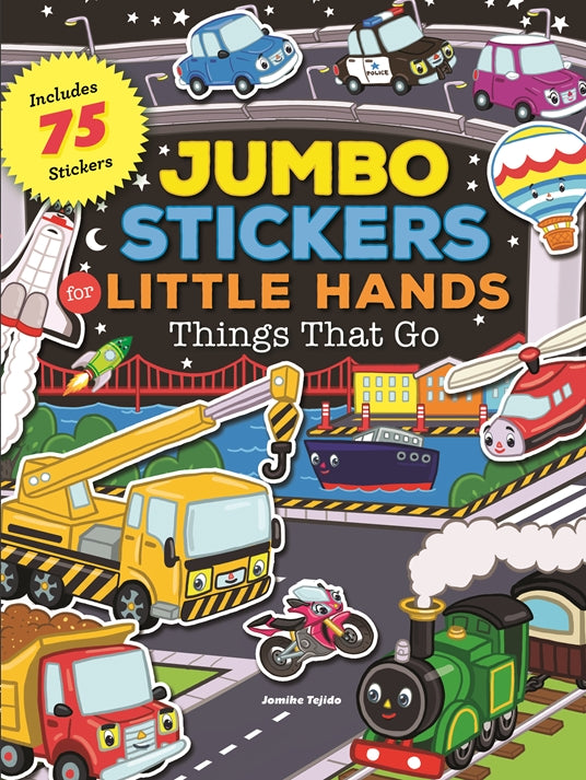 Jumbo Stickers For Little Hands - Things That Go