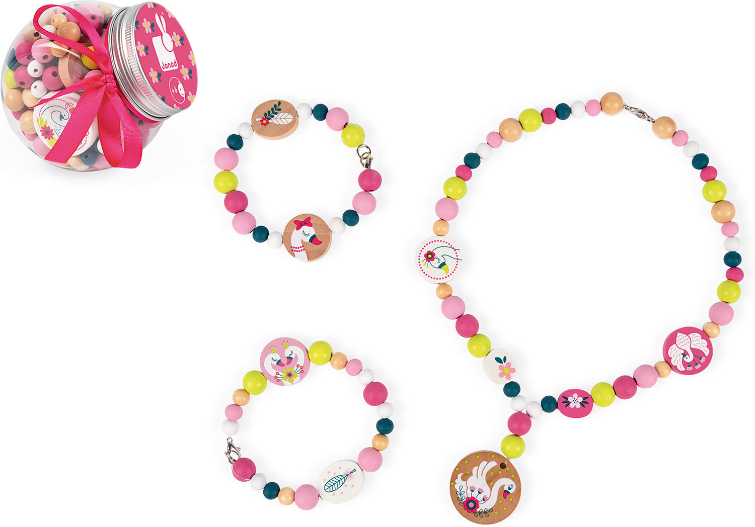 Birdy - Swans - 220 Beads