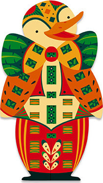 Braided Paper Strips Funny Animals