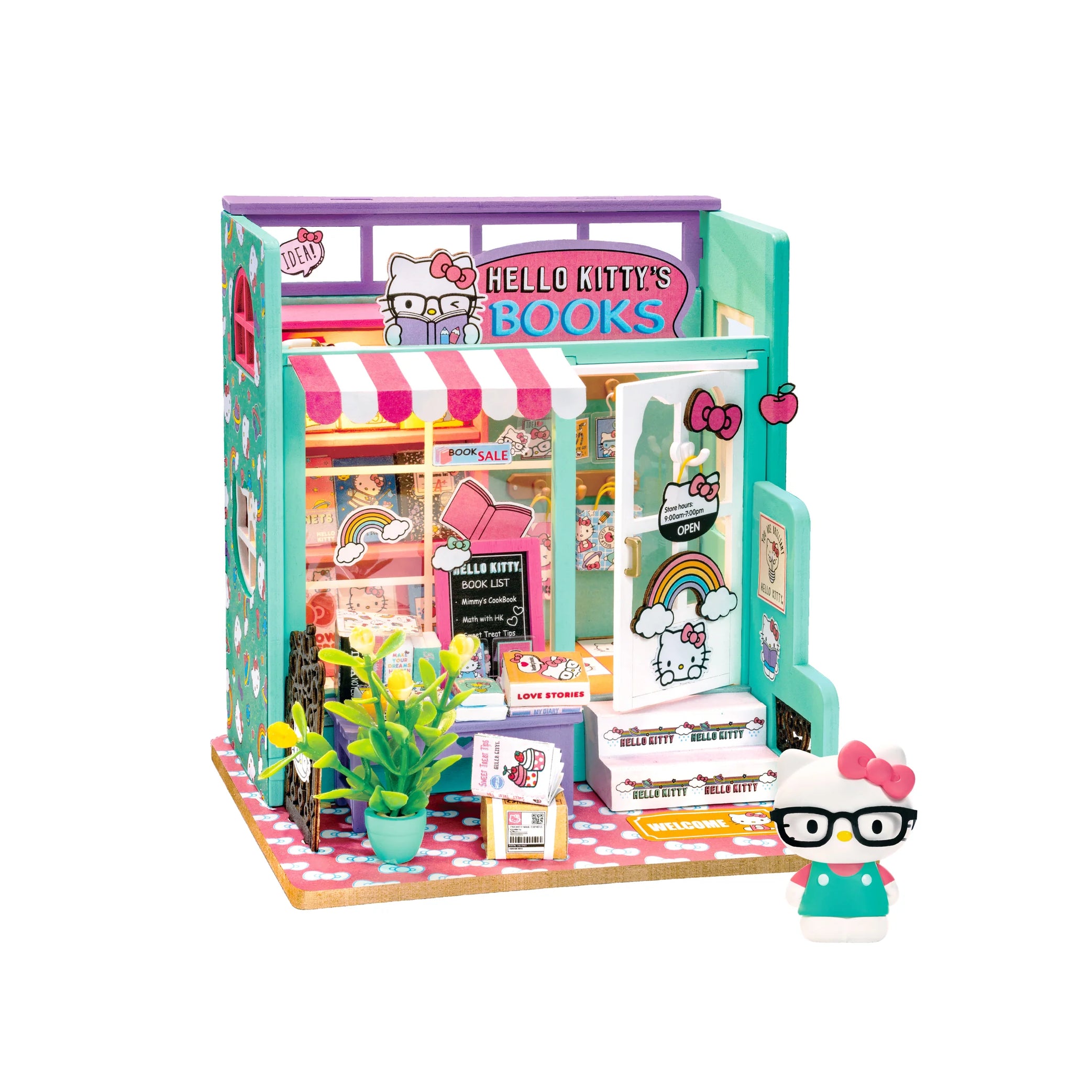 Hello Kitty DIY Miniature Bookstore Kit