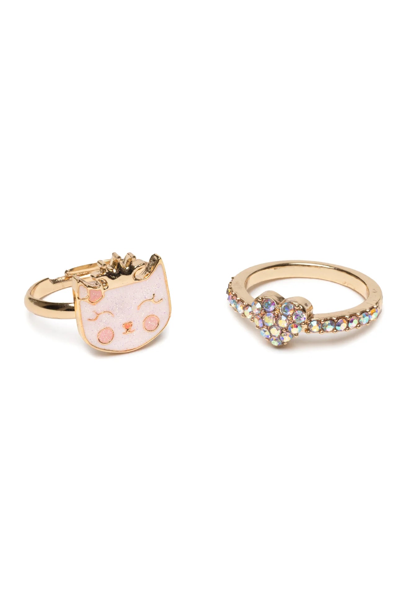 Boutique Kitty Love Ring Set 2pc