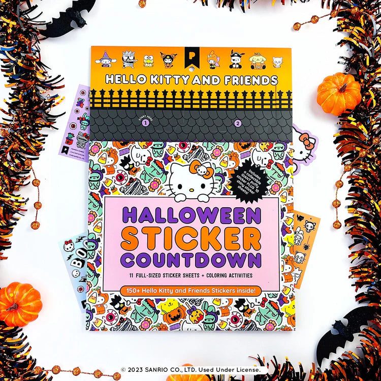 Hello Kitty Halloween Sticker Countdown