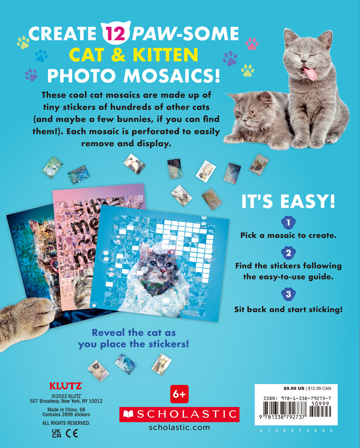 Sticker Photo Mosaic: Cats and Kittens