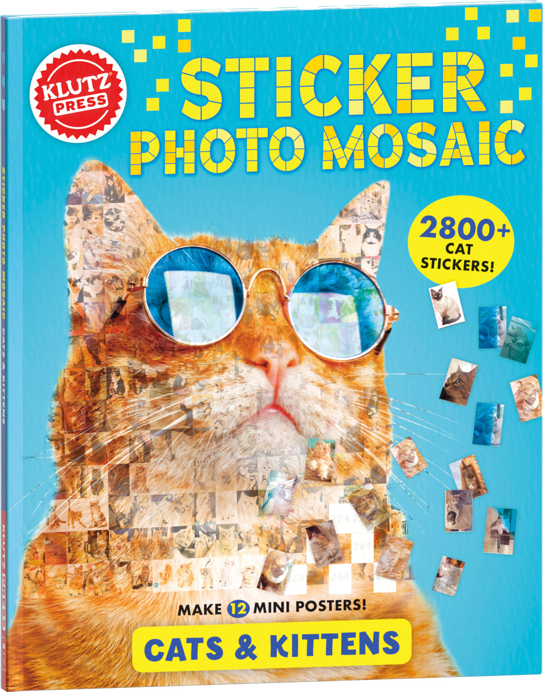 Sticker Photo Mosaic: Cats and Kittens