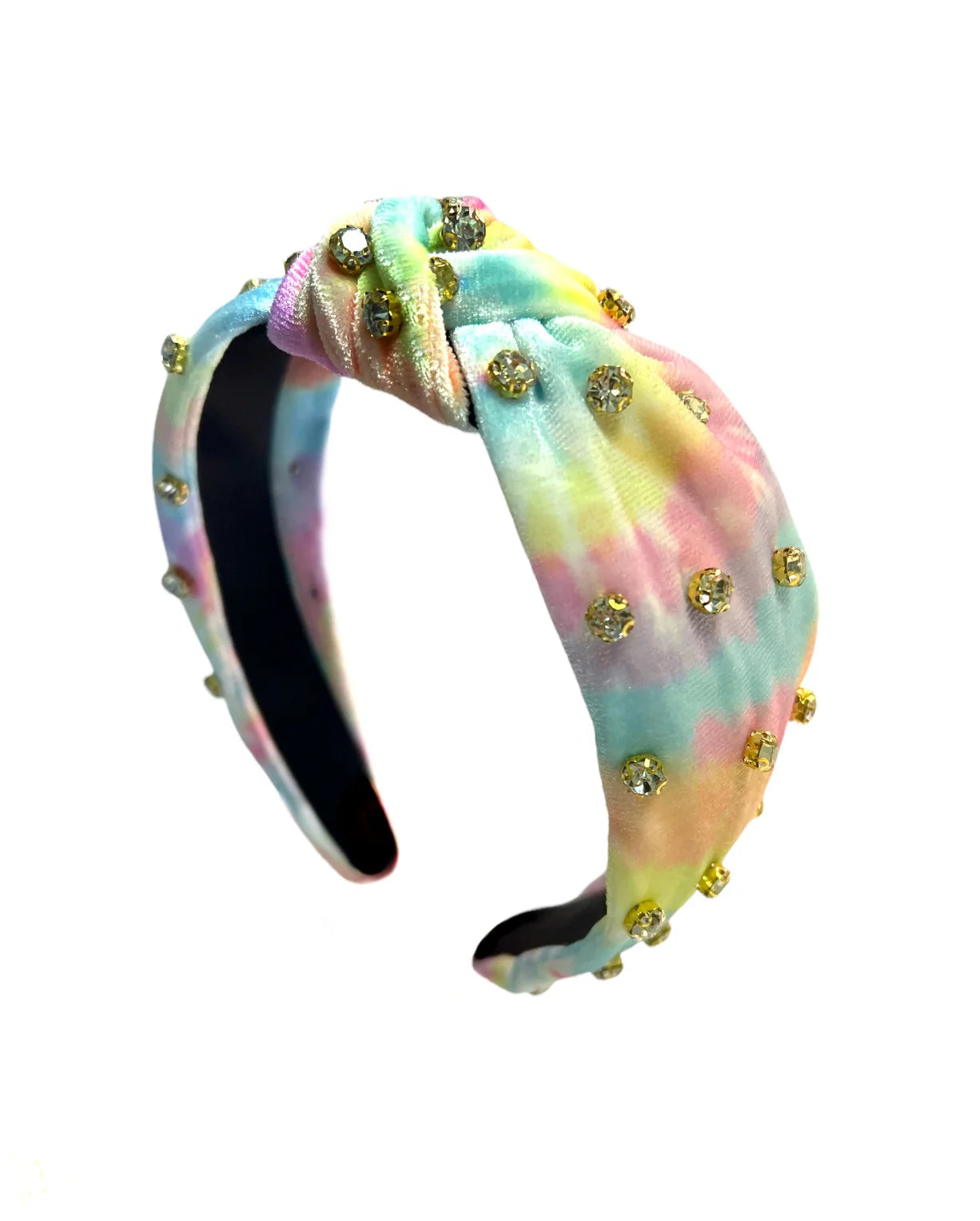 Tie Dye Jewel Knot Headband