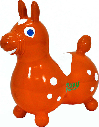 Rody Inflatable Bounce Horse (Orange)