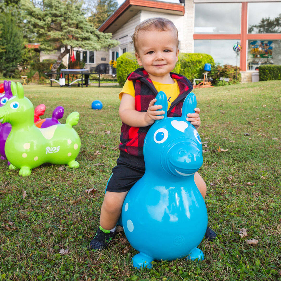 Rody Inflatable Bounce Horse (Orange)