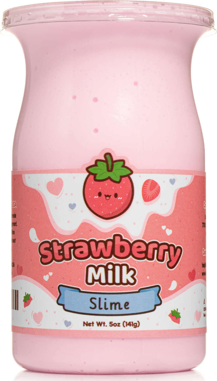 Strawberry Milk Glossy Slime