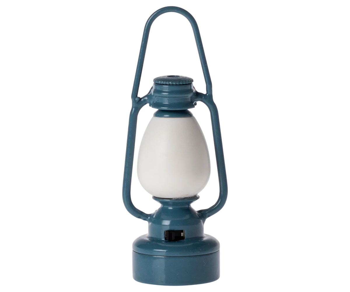 Mouse Vintage Lantern - Blue