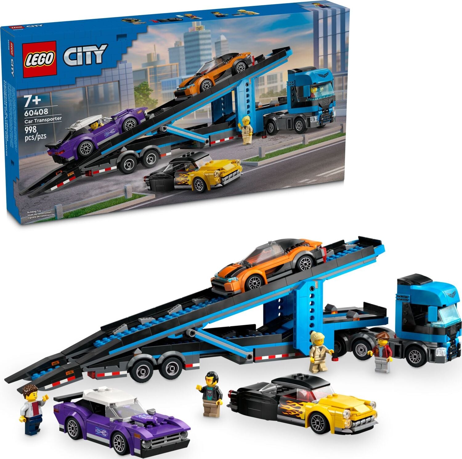 LEGO City Big Vehicles: Car Transporter Truck with Sports Cars