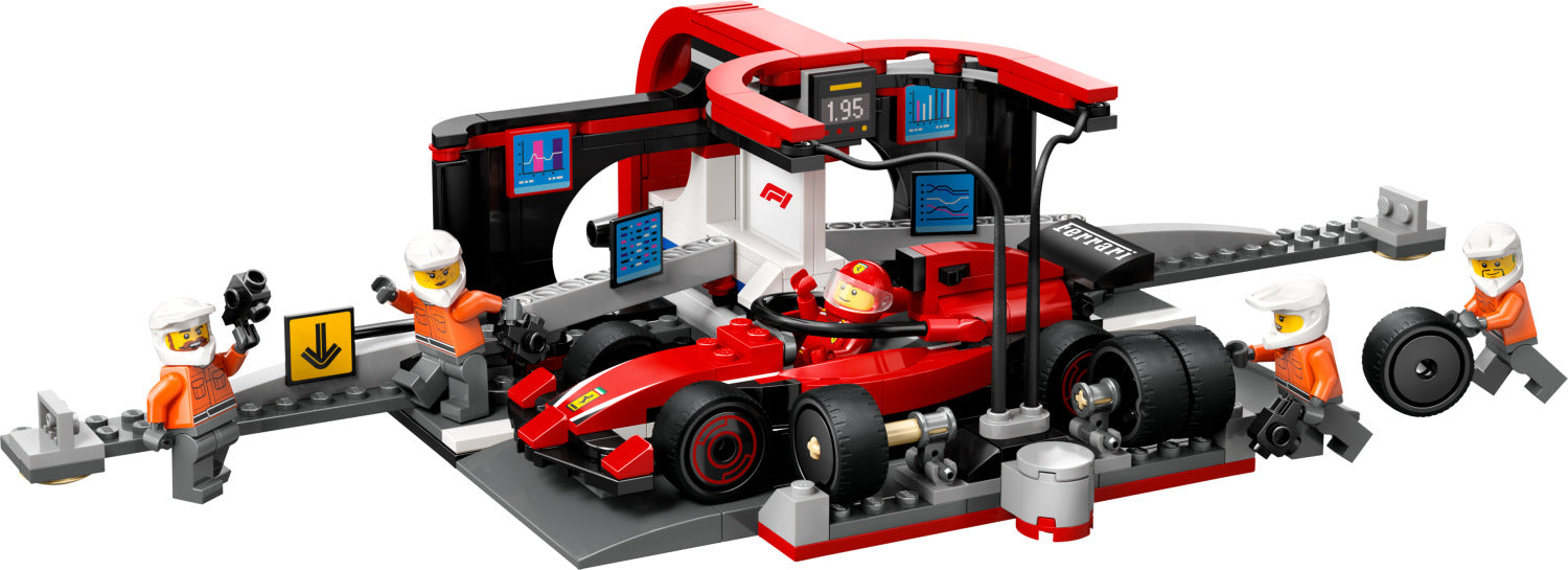 LEGO City Formula 1: F1® Pit Stop & Pit Crew with Ferrari Car