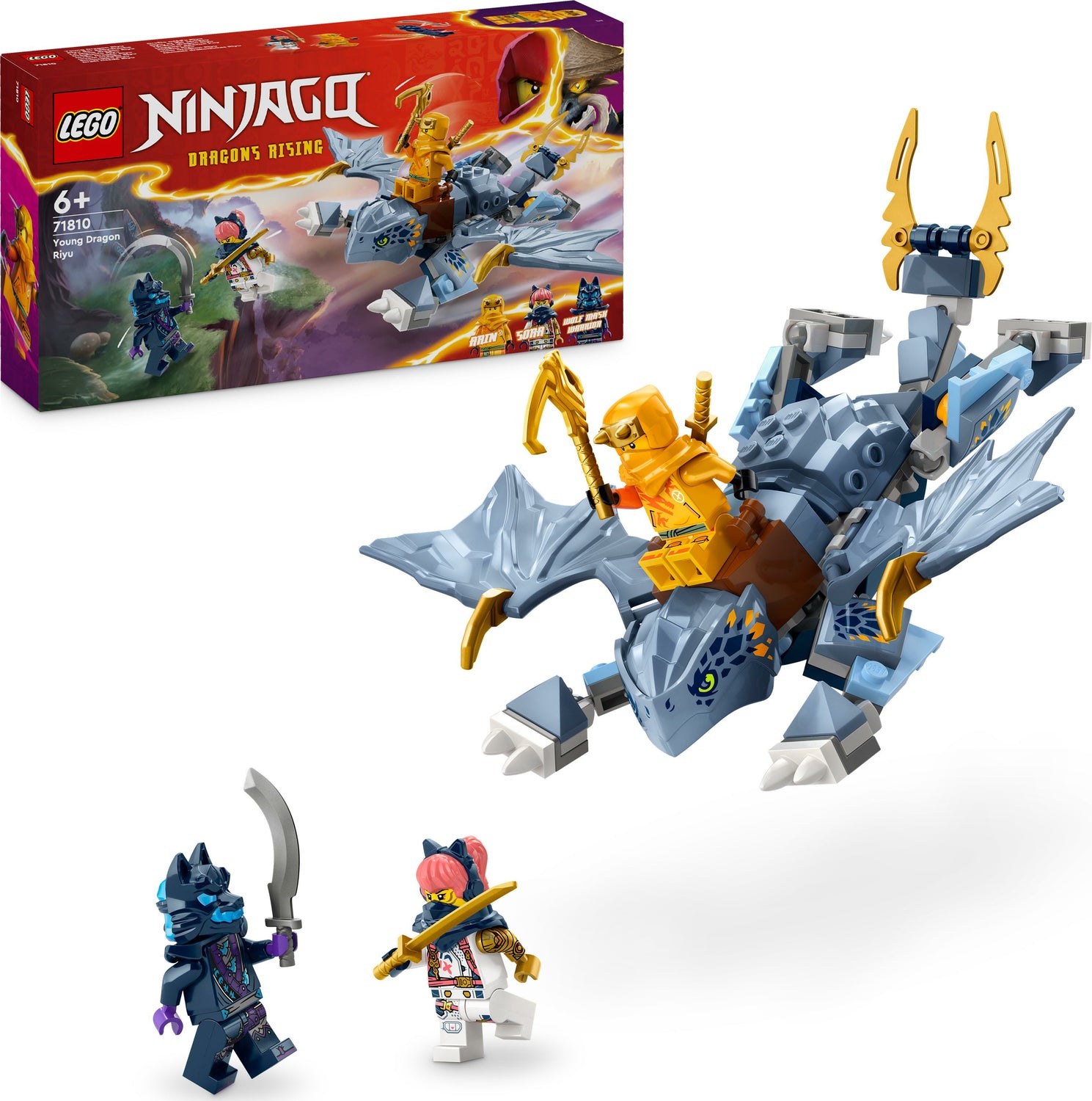 LEGO NINJAGO Young Dragon Riyu Toy Set