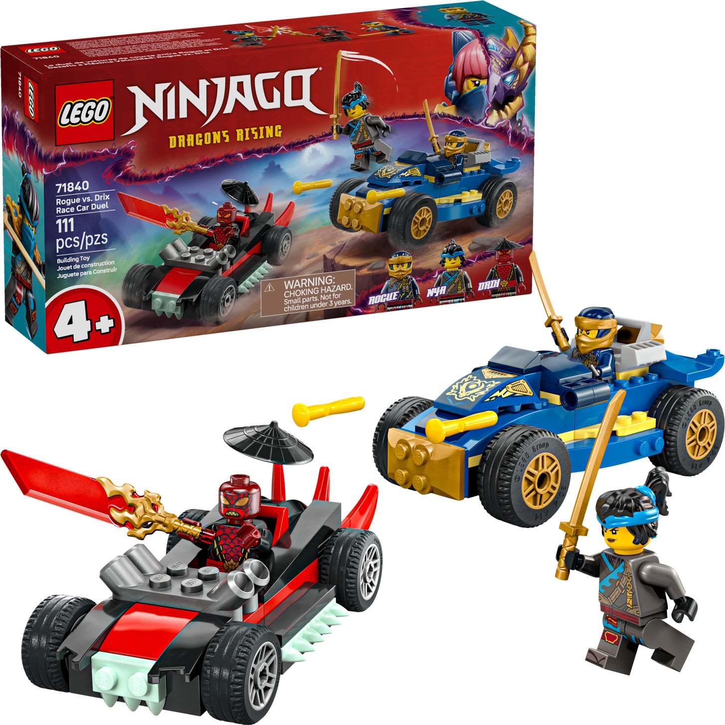 LEGO Ninjago: Rogue vs. Drix Race Car Duel
