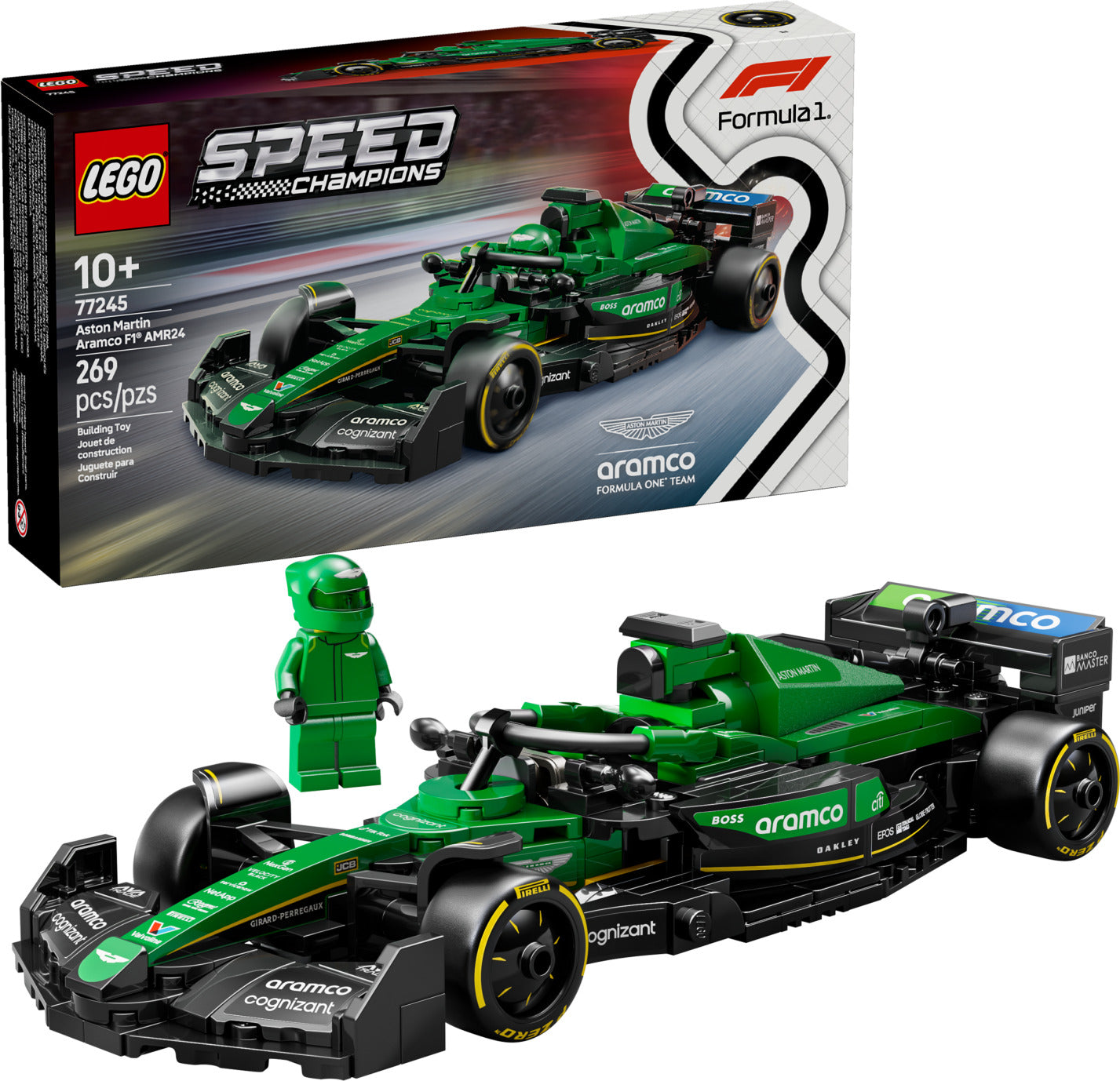 LEGO Speed Champions: Aston Martin Aramco F1® AMR24 Race Car